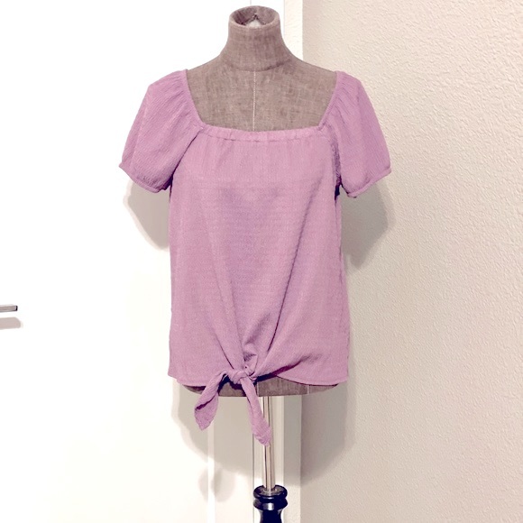 🖤 Fortune + Ivy Ashley Tie Front Top S - Picture 3 of 6